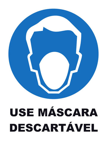 Use Máscara Descartável