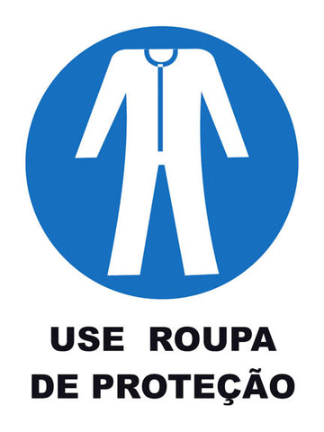 Use Roupa de Proteção