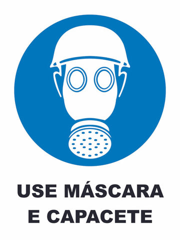 Use Máscara e Capacete