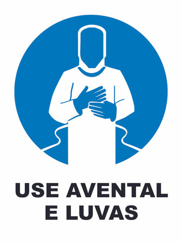 Use Avental e Luvas