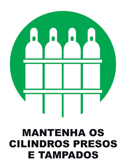 Mantenha os Cilindros Presos e Tampados