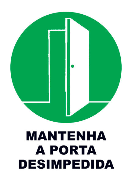 Mantenha a Porta Desimpedida