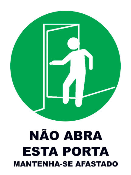 Não Abra Esta Porta. Mantenha-se Afastado