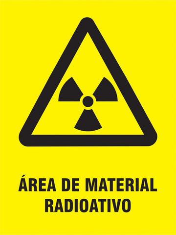 Área de Material Radioativo