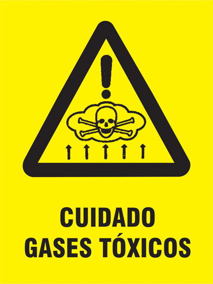 Cuidado Gases Tóxicos