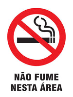 Proibido Fumar - Não Fume Nesta Área