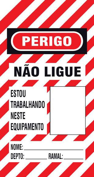 Cartão de Uso Imediato - Perigo - Não Ligue (Frente)