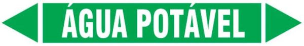 Etiqueta de Tubulação - Água Potável