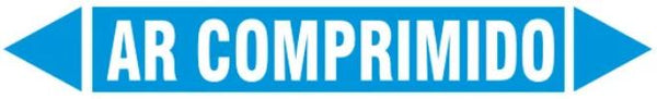 Etiqueta de Tubulação - Ar Comprimido