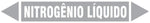 Etiqueta de Tubulação - Nitrogênio Líquido
