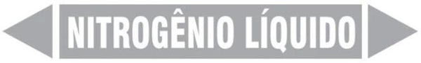 Etiqueta de Tubulação - Nitrogênio Líquido