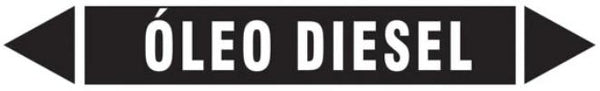 Etiqueta de Tubulação - Óleo Diesel