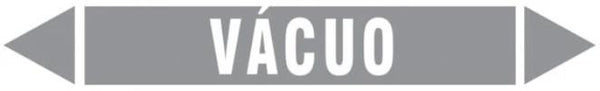 Etiqueta de Tubulação - Vácuo
