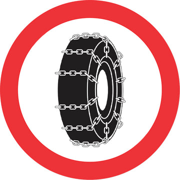 Sinalização de Trânsito - Uso Obrigatório de Correntes