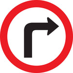 Sinalização de Trânsito - Vire a Direita