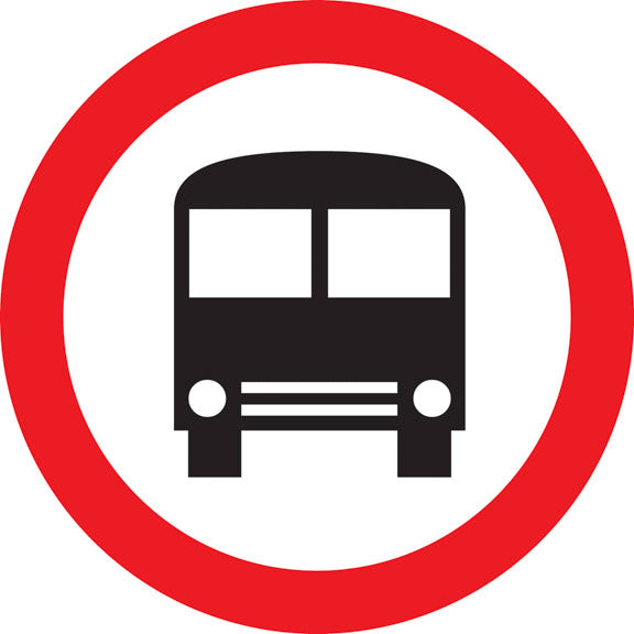 Sinalização de Trânsito - Circulação Exclusiva de Ônibus