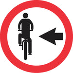 Sinalização de Trânsito - Ciclista Transite à Esquerda