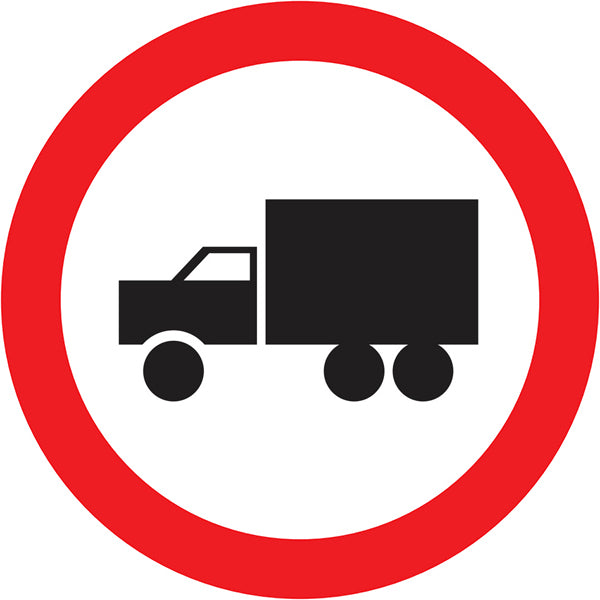 Sinalização de Trânsito - Circulação Exclusiva de Caminhão
