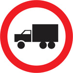 Sinalização de Trânsito - Circulação Exclusiva de Caminhão