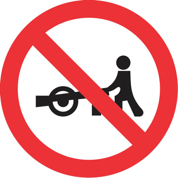 Sinalização de Trânsito - Trânsito Proibido a Carros de Mão