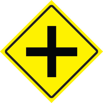 Sinalização de Trânsito - Cruzamento de Vias A-6