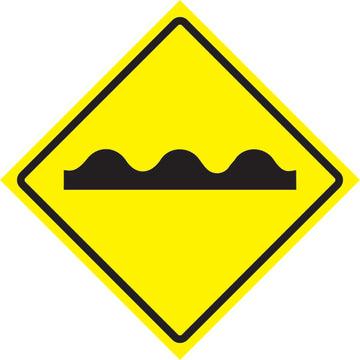 Sinalização de Trânsito - Pista Irregular A-17