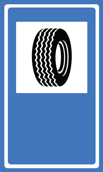 Sinalização de Serviço Auxiliar - Borracharia SAU-08