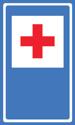 Sinalização de Serviço Auxiliar - Pronto Socorro SAU-10