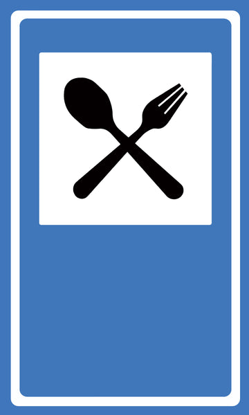 Sinalização de Serviço Auxiliar - Restaurante SAU-12