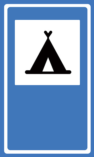 Sinalização de Serviço Auxiliar - Área de Campismo SAU-14