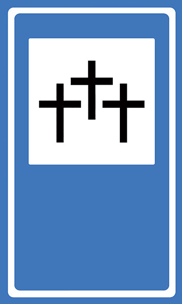 Sinalização de Serviço Auxiliar - Cemitério SAU-17