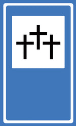 Sinalização de Serviço Auxiliar - Cemitério SAU-17