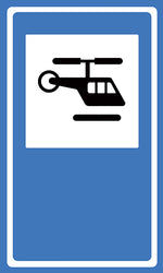 Sinalização de Serviço Auxiliar - Heliporto SAU-22