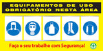 Quadro / Painel EPI - Uso Obrigatório de EPI