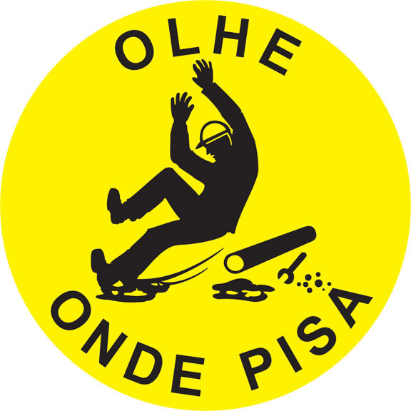 Sinalização de Piso - Olhe Onde Pisa