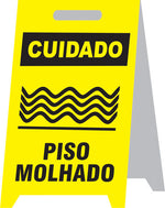 Placa Autoportante - Cuidado - Piso Molhado