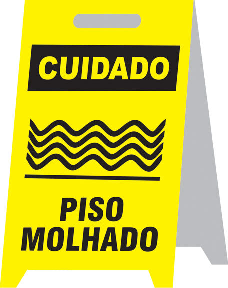 Placa Autoportante - Cuidado - Piso Molhado
