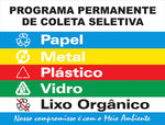 Painel de Reciclagem e Orientação de Coleta Seletiva - Programa Permanente de Coleta Seletiva