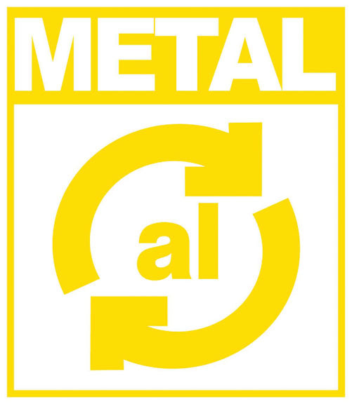 Painel de Reciclagem e Orientação de Coleta Seletiva - Metal