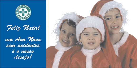 Painel Motivacional - Feliz Natal e Ano Novo sem Acidentes