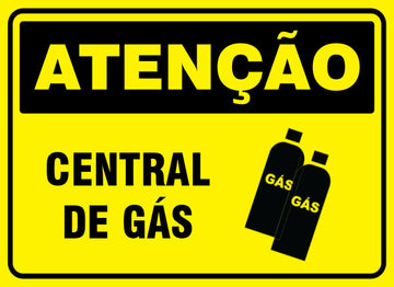 Atenção - Central de Gás