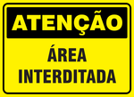 Atenção - Área Interditada