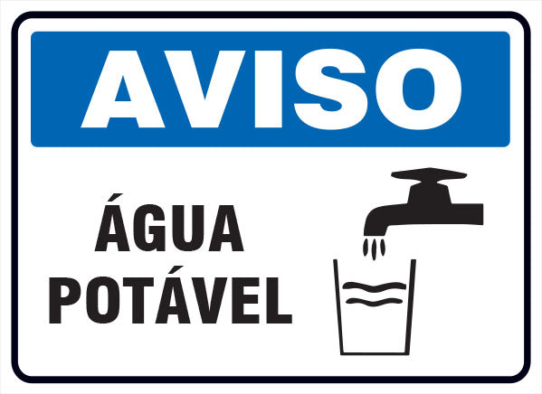 Aviso - Água Potável