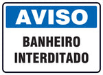 Aviso - Banheiro Interditado