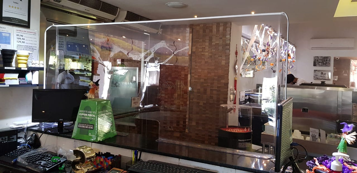 Barreira de Proteção Cabine de Mesa