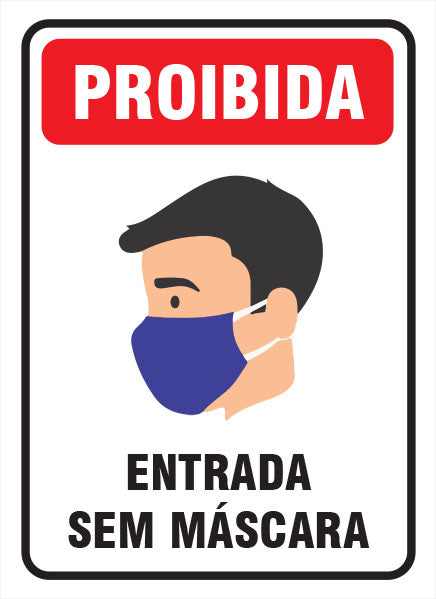 Proibida - Entrada sem Máscara