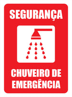 Segurança Chuveiro de Emergência