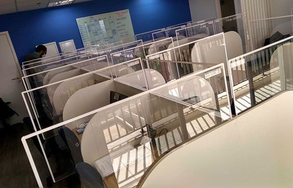 Barreira de Proteção Divisória de Mesa