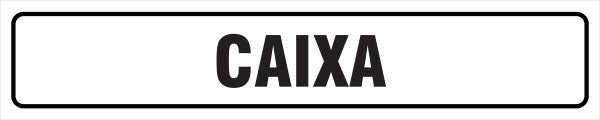 Sinalização Indicativa - Caixa