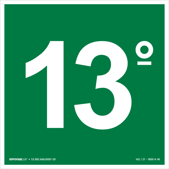 S17 - 13º Andar - Fotoluminescente